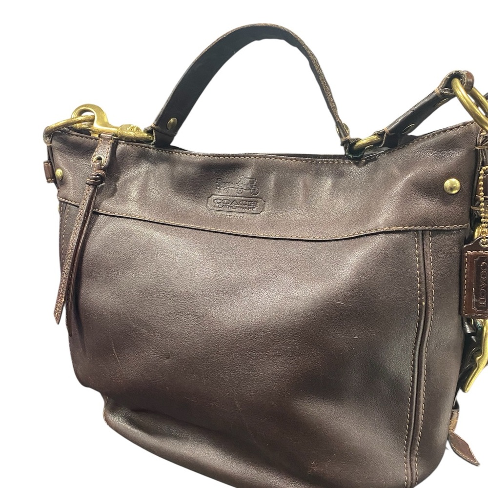 Coach Brown Logo Tote